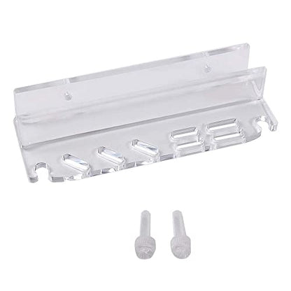 Vctitil Aquarium Plant Tools Holder Aquarium Tank Tool Acrylic Holder Grass Maintenance Tool Storage Rack for Tweezer Scraper Scissor Cleaning Tool