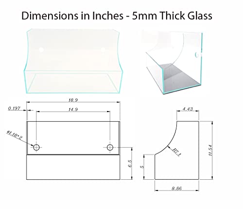 Low Iron Ultra Clear Glass Terrarium Paludarium