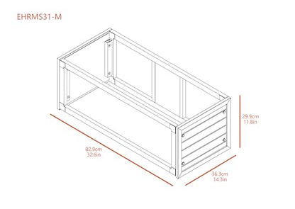 New Age Pet ECOFLEX Two Medium Reptile Enclosures with Matching Stacker and Cabinet Stand Set in Grey - color: Grey, size: Medium