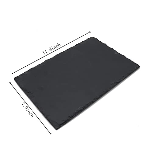 JIH Reptile Basking Platform 11.8 x7.8 inch,Natural Rock,Reptile Food Bowl | Tortoise Feeding Dish, Habitat Decor - size: 30x20cm
