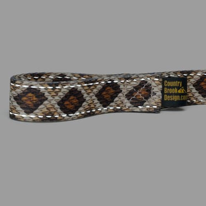 Country Brook Design - Rattlesnake Winch Hook Pull Strap with Reflective Polyester - color: Rattlesnake