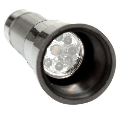 Egg Candler Candling Light Egg Development Tester Flashlight for Chicken Duck and Goose Eggs, 2PCS(Black)