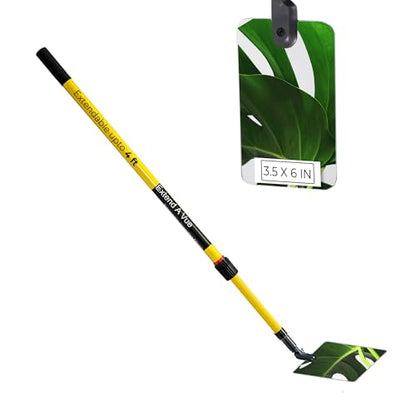 Telescoping Inspection Mirror - Standard Fiberglass, Lightweight & Durable, 2 ft - 4 ft Pole, 3.5 x 6 inch Acrylic Mirror - size: 3.5 x 6 inch Acrylic Mirror, style: 2 ft - 4 ft Pole