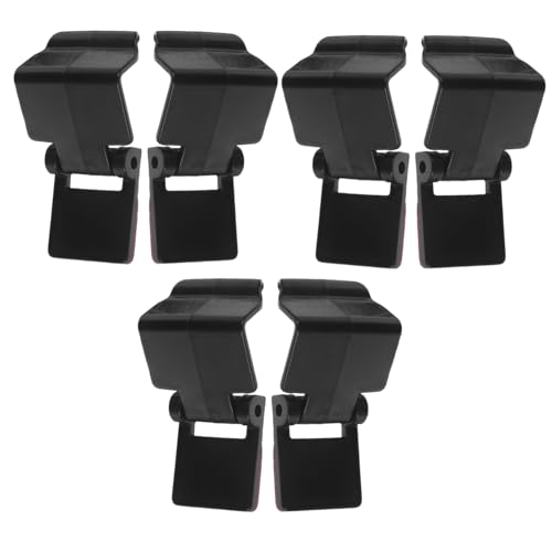 HANABASS 6pc Reptile Tank Lid Clips -Escape Lock Buckles for Turtle Box Aquarium Lid Locking Clips for Snake Tanks