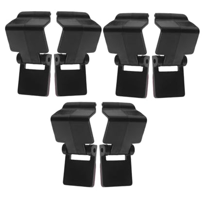 HANABASS 6pc Reptile Tank Lid Clips -Escape Lock Buckles for Turtle Box Aquarium Lid Locking Clips for Snake Tanks