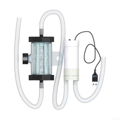 Electric Aquarium for Gravel Cleaner USB Pump with Siphon Vacuum for Fish Tank Water Changing and Cleaning, 1/2/3/5 Meter Tube(5 Meter) - size: 5 Meter