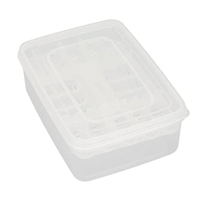 GLOGLOW 16 Grid Reptile Incubator, Plastic Construction, Transparent Design for Efficient Reptile Egg Hatching, Perfect for Breeding Reptiles 6.6x4.8x2.4in