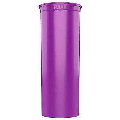 60 Dram CR Plastic Packaging Pop Top Containers - Child Resistant Travel Holder Vial Bottles - 75 qty (Purple) - color: Purple