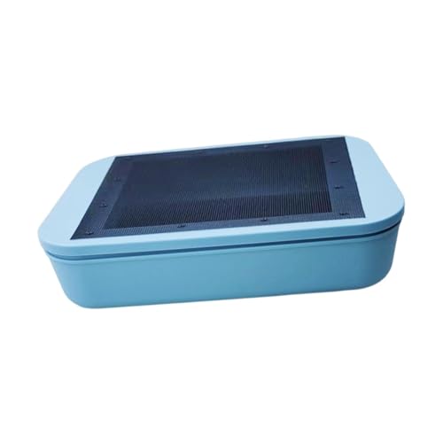 Reptile Breeding Box Clear Terrarium House Feeding Storage Live Food Breeding Box Efficient pp Material Suitable for pet Care Educational Display, None Hole - color: none hole