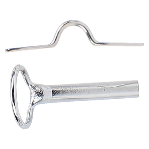 VGEBY Fly Rod Set,Fly Fishing Angling Repair Tool Stainless Steel Strong Double Buckle Ring Different Size Fishing Accessories