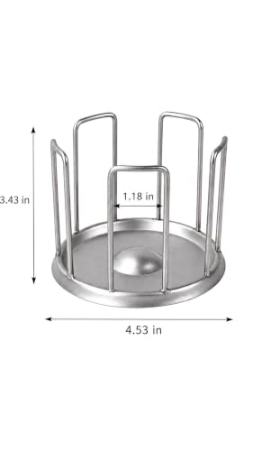Tortoise Feeding Bowl, Stainless Steel Anti-Climb Reptile Food Dish, No-Mess Feeder for Tortoises, Box Turtles，Works to Keep Food in Place