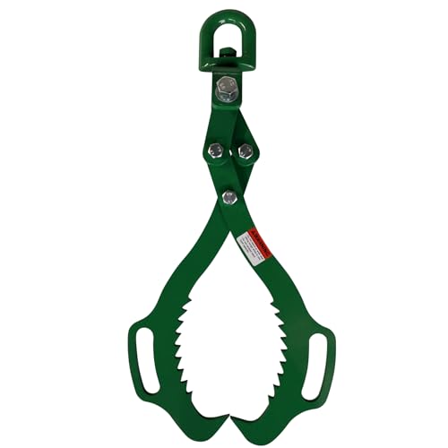 2 Serrated 18in Swivel Claw Hook,Log Lifting Tongs, Heavy Duty Grapple Timber Claw,Lumber Skidding,Log Lifting -18in - size: 18in