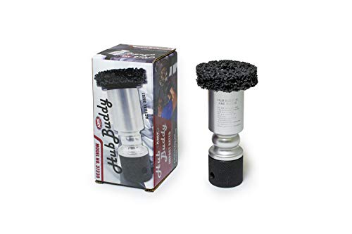 AME INTL 37330 Hub Buddy Stud & Surface Cleaner Pad for 1/2" Impact Wrench – Rust & Debris Removal Tool