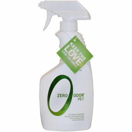 Zero Odor Pet Odor Eliminator, Air and Surface Odor Remover for Carpet, Furniture, and Pet Beds, Trigger Spray, 16 fl oz - size: 16 Fl Oz (Pack of 1)