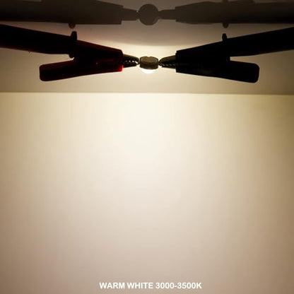 CHANZON 10 pcs High Power Led Chip 3W Warm White 3000K - 3500K | (600mA - 700mA / DC 3V - 3.4V / 3 Watt) Super Bright Intensity SMD COB Light Emitter Components Diode Bulb Bead DIY Lighting - color: A) Warm-white (3000k)