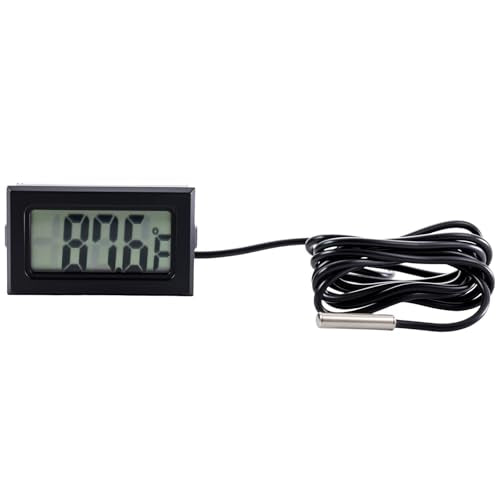 5-Pack Digital LCD Refrigerator Thermometer, Fahrenheit | -50F to 230F range, 0.1 degree resolution, for refrigerator and water temperature monitoring