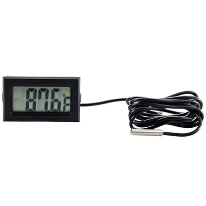 5-Pack Digital LCD Refrigerator Thermometer, Fahrenheit | -50F to 230F range, 0.1 degree resolution, for refrigerator and water temperature monitoring