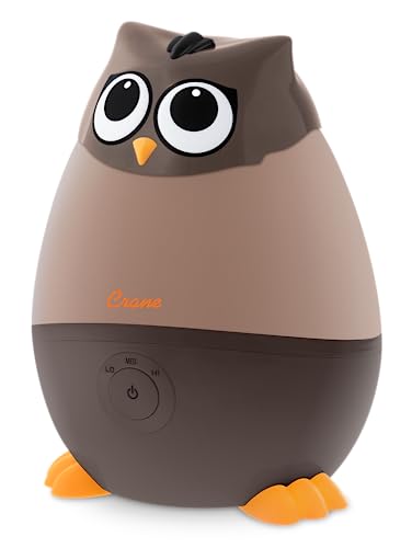 Crane Ultrasonic Humidifiers for Kid's Room and Baby Nursery, .5 Gallon Cool Mist Air Humidifier, Owl Humidifier For Kid's Room - style: Mini Owl