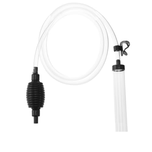 6ft Aquarium Siphon Vaccum Cleaner for Fish Tank Cleaning Gravel & Sand - size: 6ft