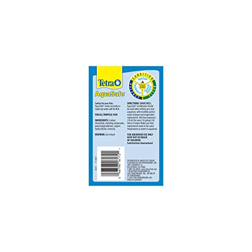 Tetra 16172 AquaSafe Fish Tank Water Conditioner, 8.45 fl oz (Pack of 2) - size: 8.45 oz (Pack of 2)