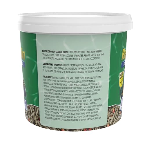 Tetra ReptoMin Pro Sticks Floating Food for Adult Aquatic Turtles, 2.54 lbs | For Adult Aquatic Turtles 5" And Up, Good Source of Protein & Vitamin D3 For Healthy Immune System, Odor-Blocking Technology - size: 2.54 Pound (Pack of 1), style: Adult Turtle