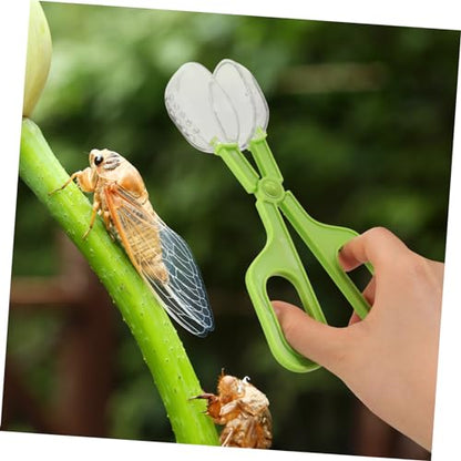ibasenice Reptile Feeding Clamp and Poop Scoop Multipurpose Tool for Insect Catching and Cleaning Fish Tanks Lightweight and Easy to Use for Lizard Tortoise and Other Pets
