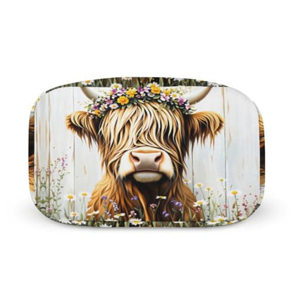 Rustic Highland Cow Flower Lunch Bag for Women Men | Insulated Lunch Box Leakproof Food Meal Containers Reusable Foldable 6L Capacity Lunch Tote Bags for Work Picnic Travel - color: Style 3