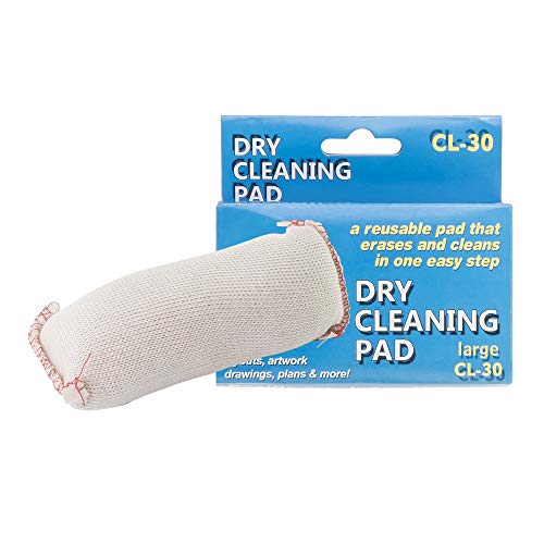 Pacific Arc Dry Cleaning Pads Large for Drafting, Art, Architecture, and Graphite - size: Large
