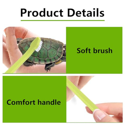 Turtle Brush with Suction Cup Turtle Brush Turtle Tank Accessories for Remove Turtle Shell Scutes