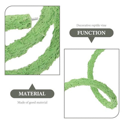 DECHOUS Artificial Climbing Vine for Reptile Tank, 1 Meter Fake Tree Branch Ornament, Aquarium Landscaping Decoration for Geckos, Lizards, Crabs, and Terrarium Habitat