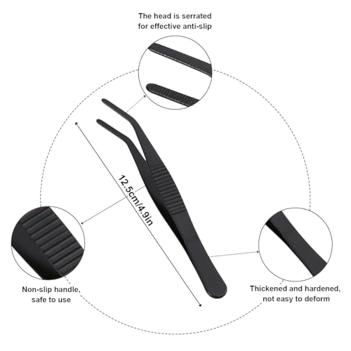Jumping Spider Feeding Dish Set, Magnetic Water Bowl, Reptile Feeding Tongs, Jumping Spider Enclosure Accessories