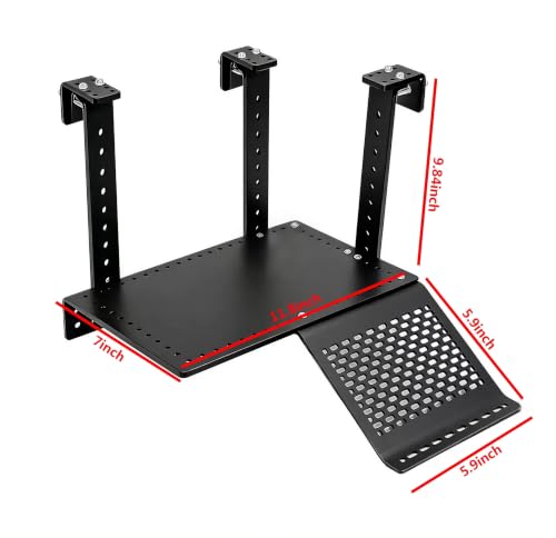 Adjustable Hanging Turtle Basking Platform, Acrylic Tortoise Dock with Ramp, Height Adjustable Reptile Resting Terrace for Aquarium Tank, Easy Install Reptile Basking Shelf (11.8x7x9.84 inch) - size: 11.8x7x9.84 inch