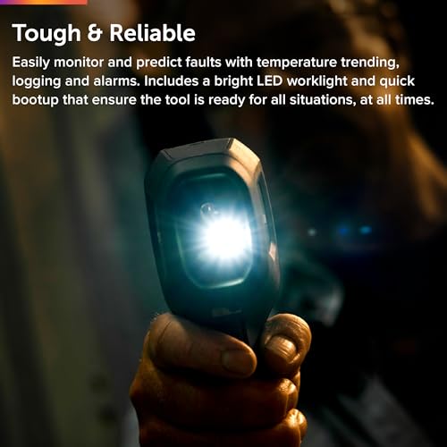 Flir TG298 Thermal Imaging Camera, 320x240 High-Temp Spot IR, Laser | 160x120 native IR, MSX, high-temp use, trending/logging/alarms, IP54, strap, pouch - style: TG298