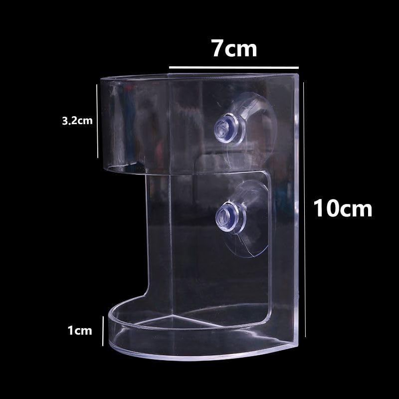 Floating Corner Feeder for Aquariums – 2-Pack 3.9″ × 2.8″ Clear Acrylic Feeding Station with Double Suction Cups, Keeps Flake & Pellet Food Contained for Fish, Koi & Turtles