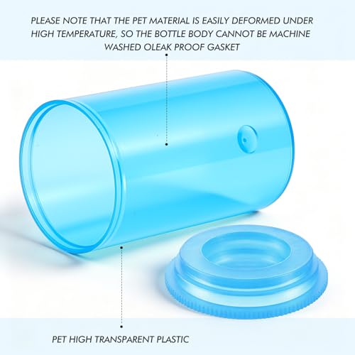 Jovitec 100 Pcs Plastic Film Canister Holder 35 mm Empty Camera Reel Containers Storage Containers Case with Lids for Small Accessories Fish Hook Film Beads(Blue) - color: Blue