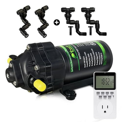 Automatic Reptile Mister Misting System with 4 Fine Mist Nozzles