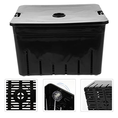 Toddmomy Turtle Supply Incubation Box Lizard Incubator Reptile Hatchery Professional Tortoise Separator Reusable Sturdy Easy to Install Unique Cover