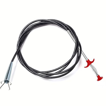 Drain Snake, Drain Clog Remover - Gutter Cleaning Tools Drain Cleaner for Toilet Sewer Shower Kitchen Bathroom Tub Clogged Drains Opener Cleaning Tool, Flexible Grabber Claw Pick Up Reacher (79 inch) - size: 79 Inch