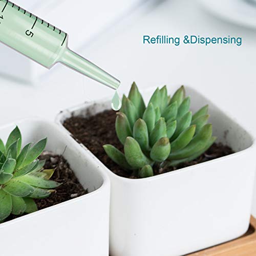 10Pack 20ml Syringe for Liquid - Syringes without Needle - 20 ml Sterile Packed Plastic Syringe for Medicine Student Lab Measuring Liquids and Pet Feeding Oral Food (10 Pack 20cc )