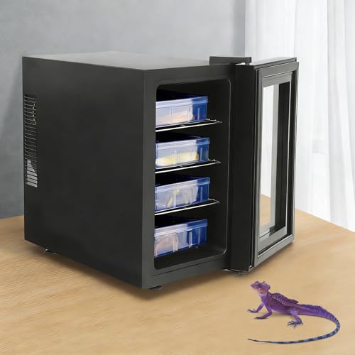 23L Incubator for Hatching Reptile Eggs, Cooling & Heating 50-104°F, Digital | 23L Galvanized steel incubator with insulated glass, ideal for hatching turtle, lizard, snake eggs with stable temp.