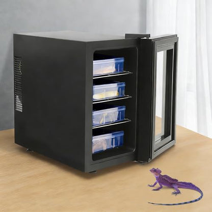 23L Incubator for Hatching Reptile Eggs, Cooling & Heating 50-104°F, Digital | 23L Galvanized steel incubator with insulated glass, ideal for hatching turtle, lizard, snake eggs with stable temp.
