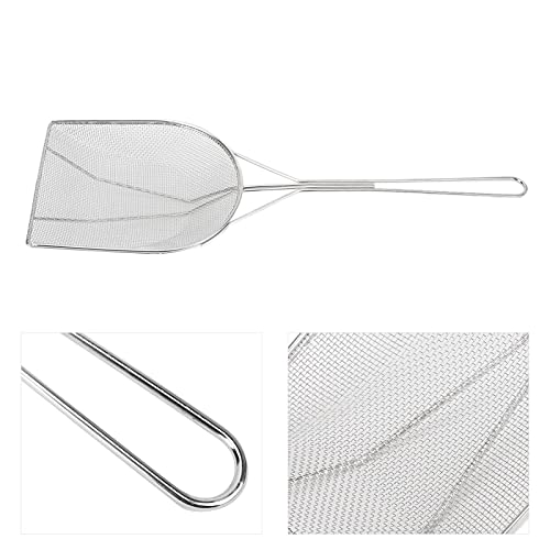 Reptile Sand Shovel Scooper Stainless Steel Fine Durable Litter Corner Cleaner for Reptile Terrarium Tank Box Tortoise Lizard Snake Scorpion Spider Anole Frogs