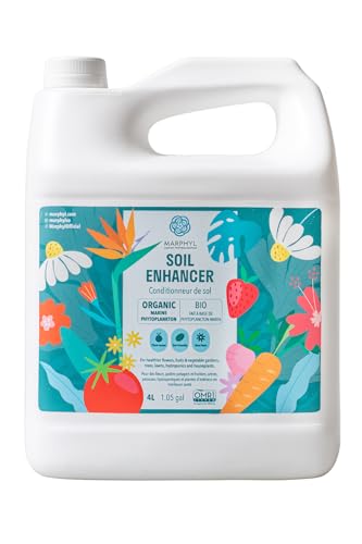 MARPHYL All-Purpose Plant Food – Organic Nutrient-Rich Fertilizer & Soil Enhancer for Indoor & Outdoor Flowers, Vegetables, Succulents, Bamboo & Hydroponics - size: 1.05 gal