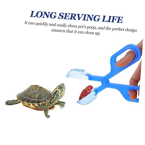 Totority 3pcs Reptile Supplies Pet Waste Clamp Washable Material Lightweight and Waste Terminator