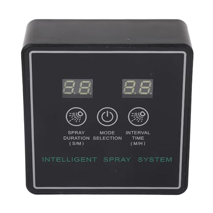 Reptile Fogger Smart Spray System, Automatic Timing Humidifier with 360 Degree Adjustable Misting Nozzles, Reptile Mister for Terrarium Rainforest Habitat