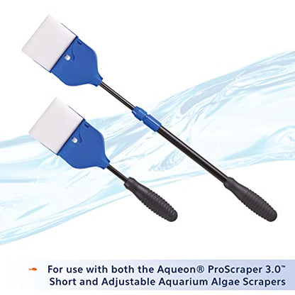 Aqueon ProScraper 3.0™ Foam Cleaning Pad & Twist & Click™ Head - size: One Size, style: Foam Cleaning Pad With Twist & Click Head
