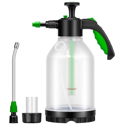 VIVOSUN 70oz Pump Sprayer, Portable Water Spray Bottle | for Spraying Plants, Flowers, Weeds and Cleaning, Hand Pump with Side Filling Port, Measuring Cup, Adjustable Nozzles - size: 70oz