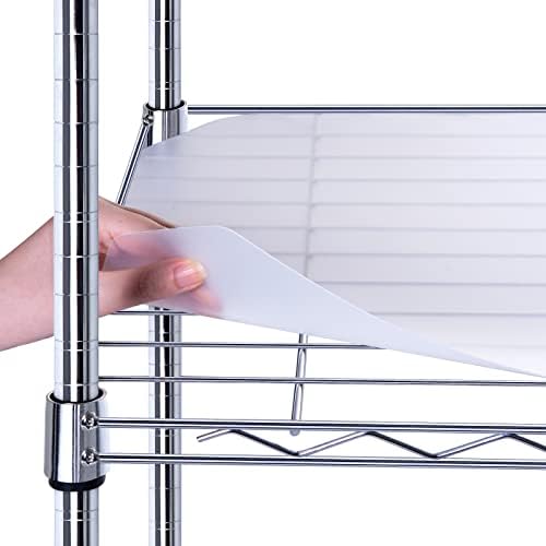 BRIAN & DANY Wire Shelf Liner 13.4" x 23.2", Set of 10, Heavy Duty Shelf Liners for Wire Shelving, Waterproof Wire Rack Shelf Cover, Transparent - color: Transparent, size: 13.4" x 23.2",10pcs