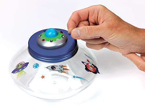 Creativity for Kids Crystal Space Terrarium Kit - Crystal Growing Kit for Kids - DIY STEM Science Kit for Boys and Girls (Ages 6+) - style: Space Terrarium