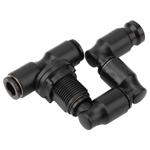 DAN&DRE Reptile Mist Sprinkler Adjustable Black 360 Degree Atomization Design for Rainforest Tank Pet Cooling System Nozzle Replaceable